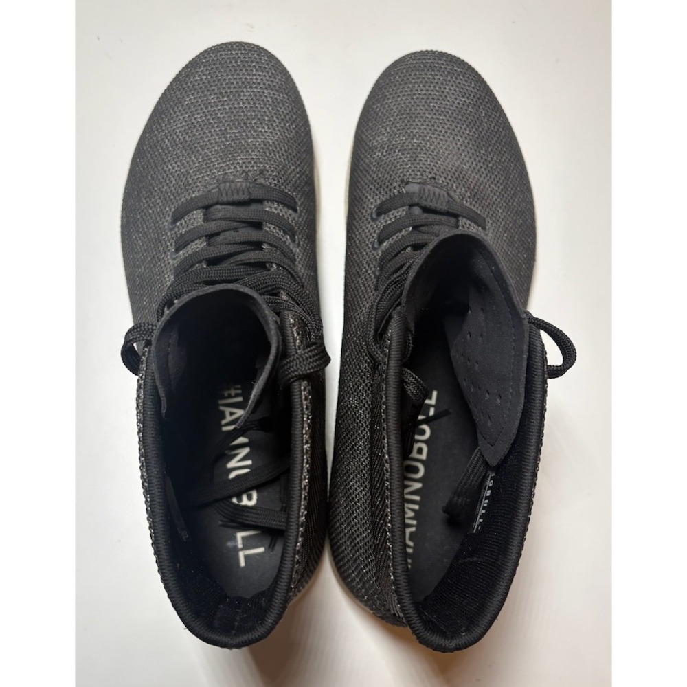 NOBULL Men's High-Top Trainer Black Heather Off White | Size 12 - Picture 3 of 11